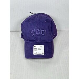 Nike TCU Heritage86 Campus Cap Hat NCAA Unisex Orchid Purple One Size NWT